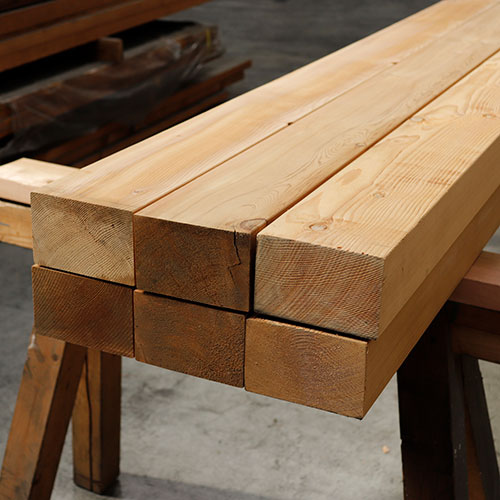 【取寄商品】ウエスタンレッドシダー（米杉） ウッドデッキ材 4x6 節付 90x140x4000mm