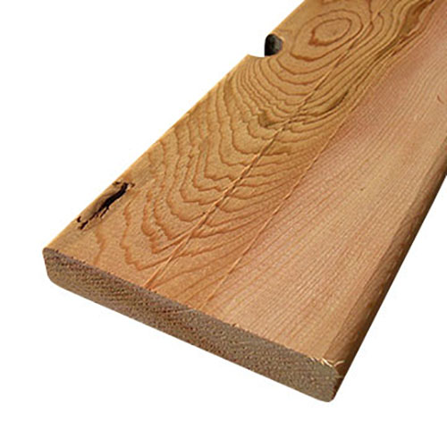 ウエスタンレッドシダー（米杉） フェンス材 1x4 Bグレード 18x90x1820mm（無塗装・4面プレナー・面取りあり）