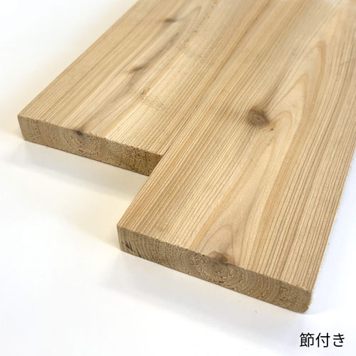 ウエスタンレッドシダー フェンス材 1x4　節付き