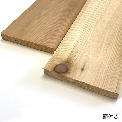 ウエスタンレッドシダー フェンス材 1x6　節付き